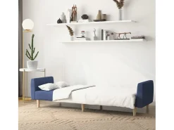 Sofá-cama de 2 lugares tecido PT471163^ Sofá