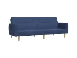 Sofá-cama de 2 lugares tecido PT471163^ Sofá