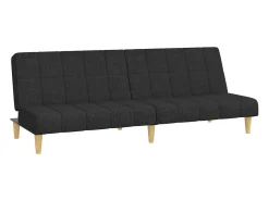 Best Sofá-cama de 2 lugares tecido PT455593 Preto