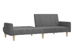 Sofá| Sofá-cama de 2 lugares tecido cinzento-claro PT939767 Cinzento claro