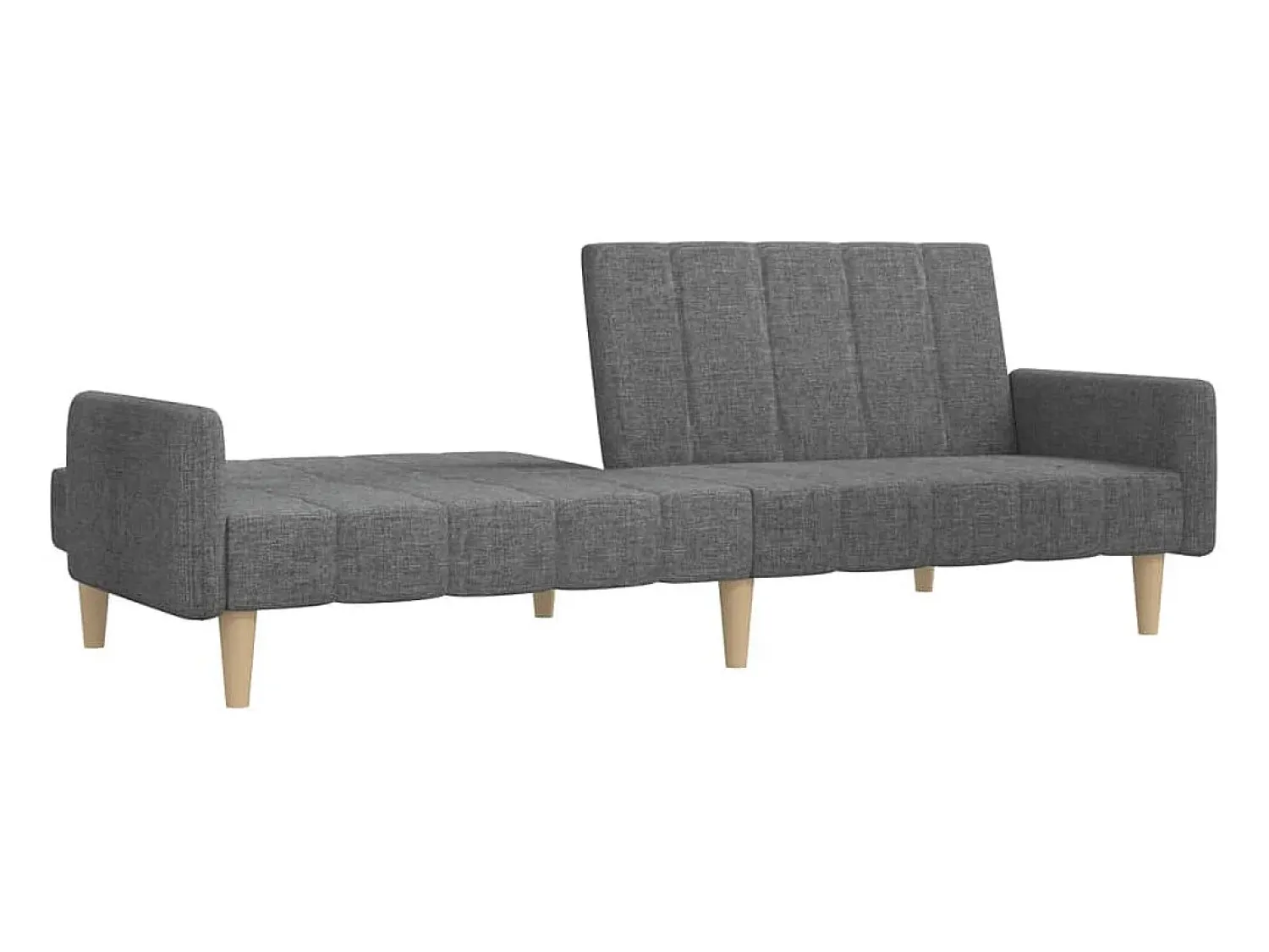 Sofá| Sofá-cama de 2 lugares tecido cinzento-claro PT939767 Cinzento claro