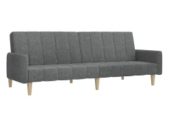 Sofá| Sofá-cama de 2 lugares tecido cinzento-claro PT939767 Cinzento claro