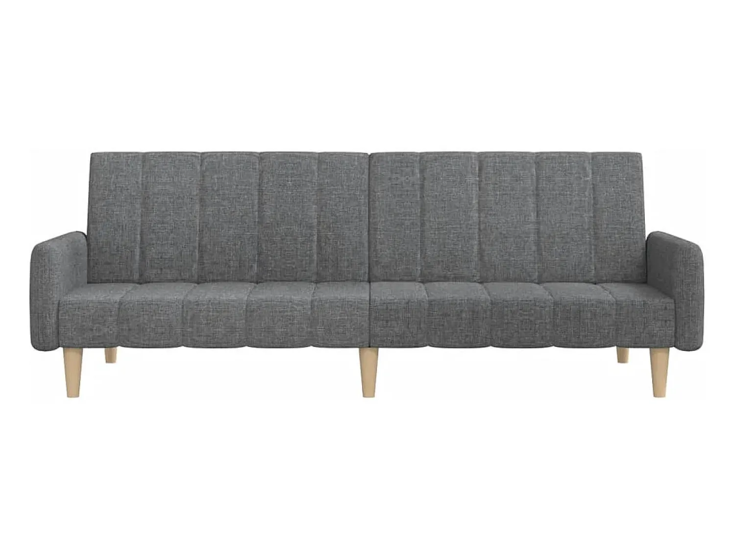 Sofá| Sofá-cama de 2 lugares tecido cinzento-claro PT939767 Cinzento claro