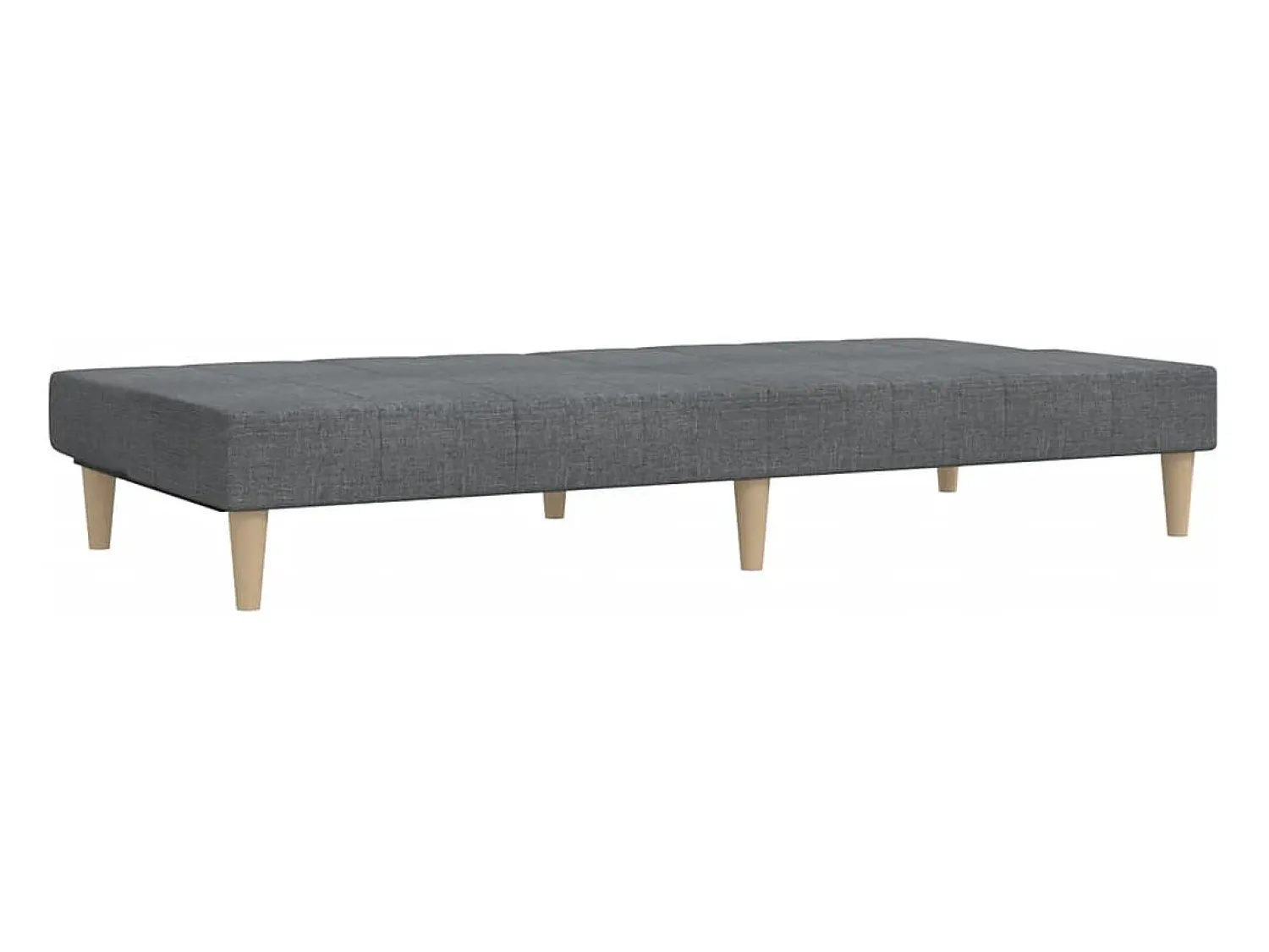 Best vidaxl Sofá-cama de 2 lugares tecido -claro Cinzento