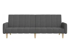 Sofá* Sofá-cama de 2 lugares tecido -escuro PT278967 Cinzento