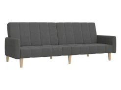 Sofá* Sofá-cama de 2 lugares tecido -escuro PT278967 Cinzento