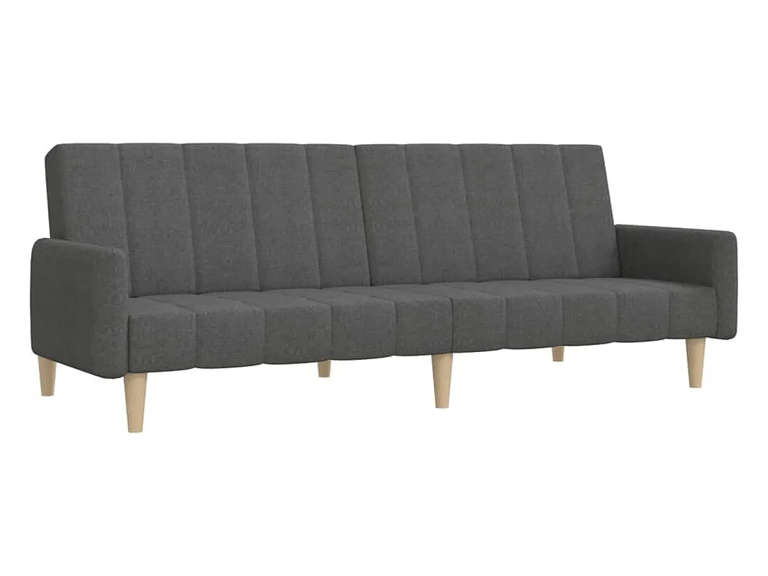 Sofá* Sofá-cama de 2 lugares tecido -escuro PT278967 Cinzento