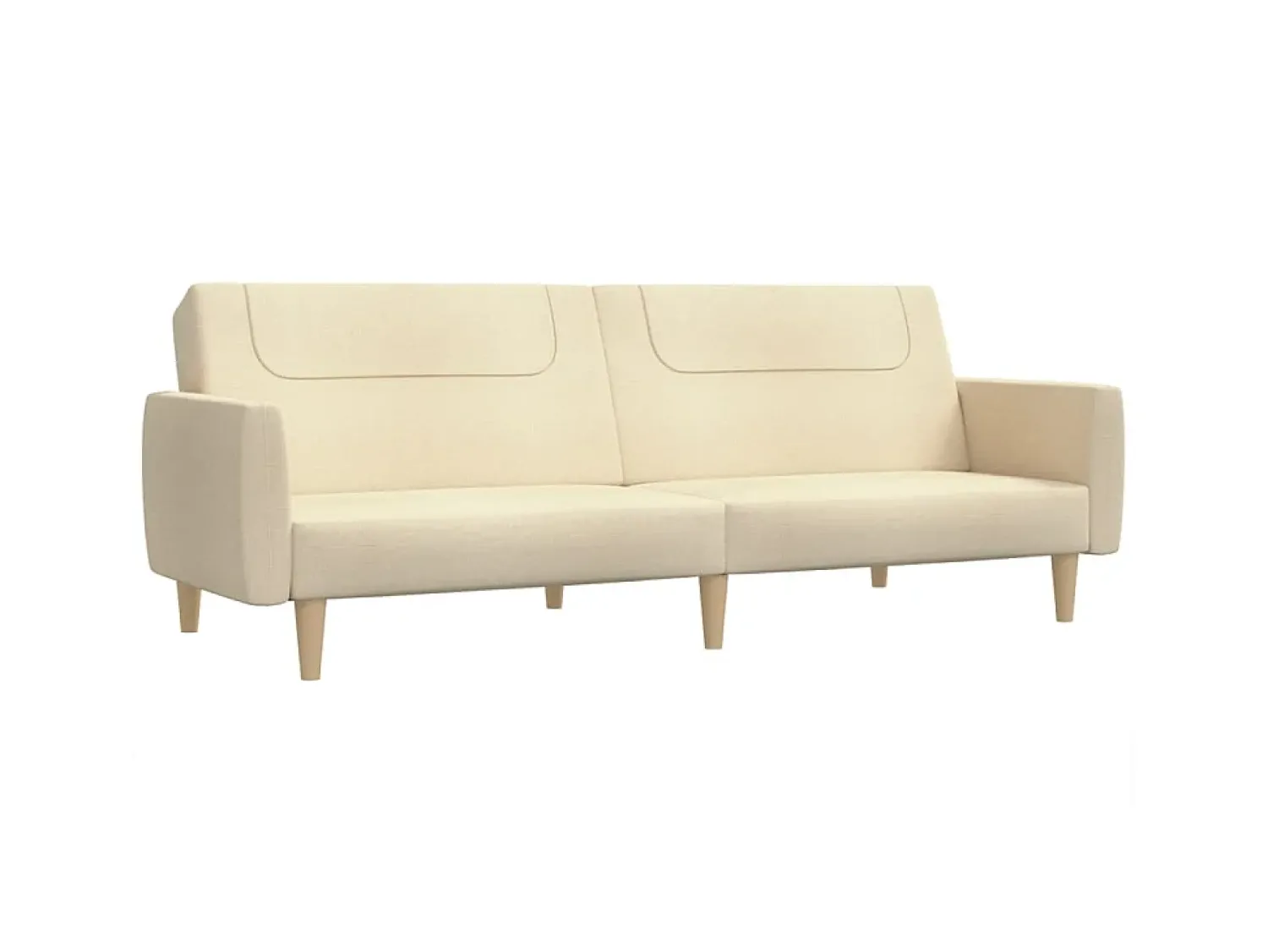 vidaxl Sofá-cama de 2 lugares tecido cor^ Sofá