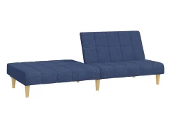 Sofá| Sofá-cama de 2 lugares tecido PT515298 Azul