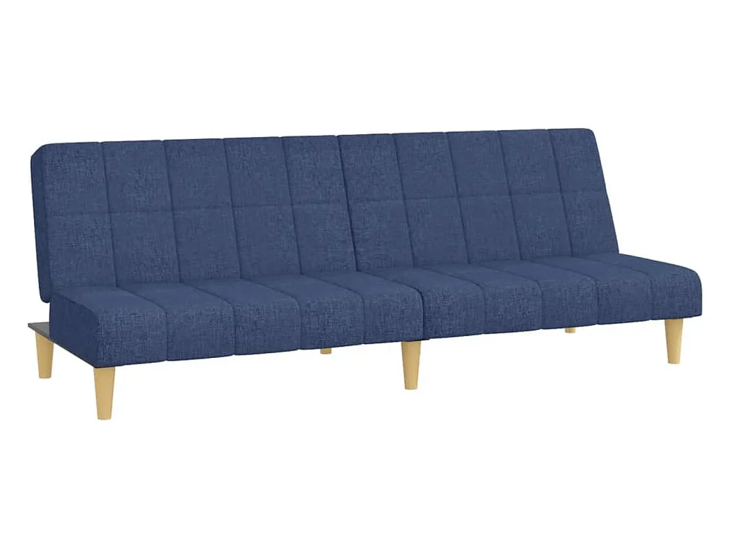 Sofá| Sofá-cama de 2 lugares tecido PT515298 Azul
