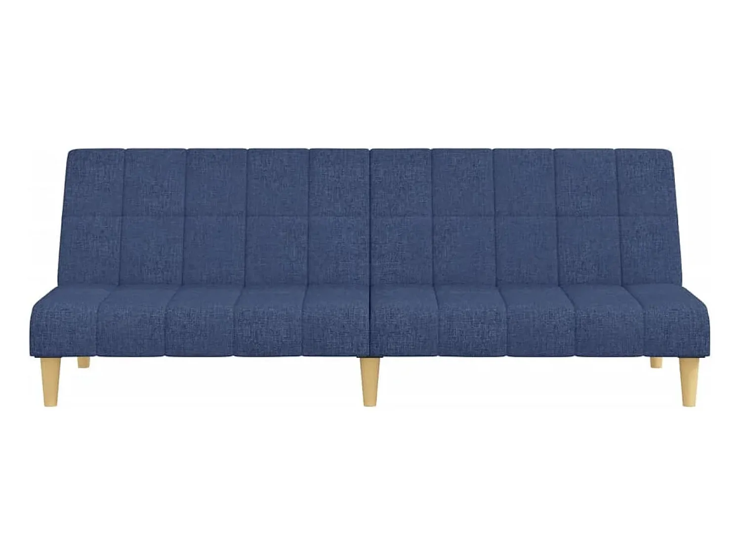 Sofá| Sofá-cama de 2 lugares tecido PT515298 Azul