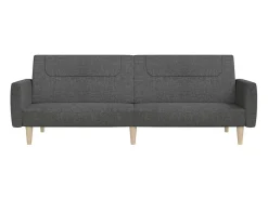 Sofá* Sofá-cama de 2 lugares tecido -escuro PT954531 Cinzento