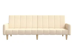 Sofá-cama de 2 lugares tecido cor PT422353^ Sofá