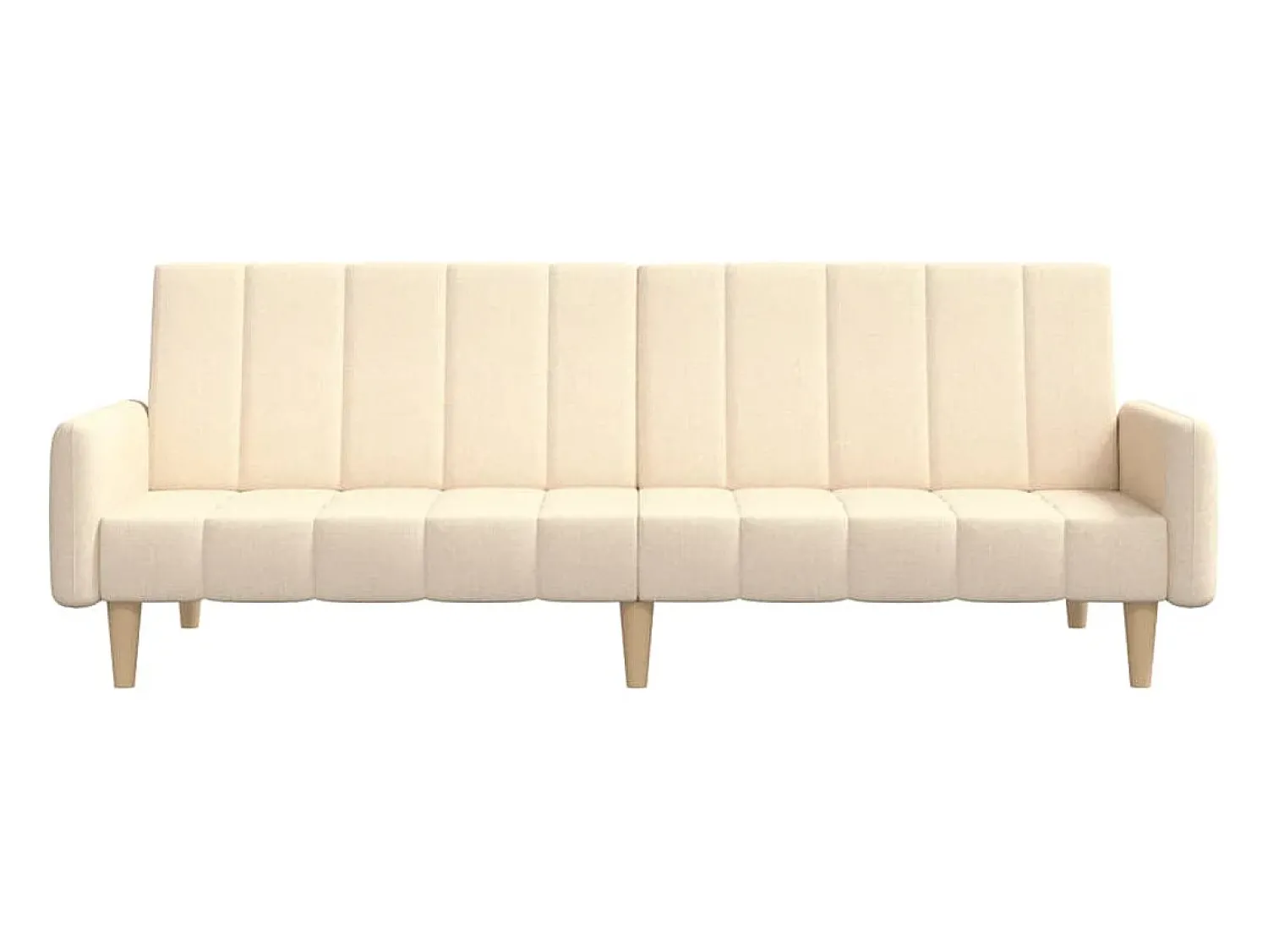 Sofá-cama de 2 lugares tecido cor PT422353^ Sofá
