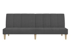Online Sofá-cama de 2 lugares tecido -escuro PT292996 Cinzento