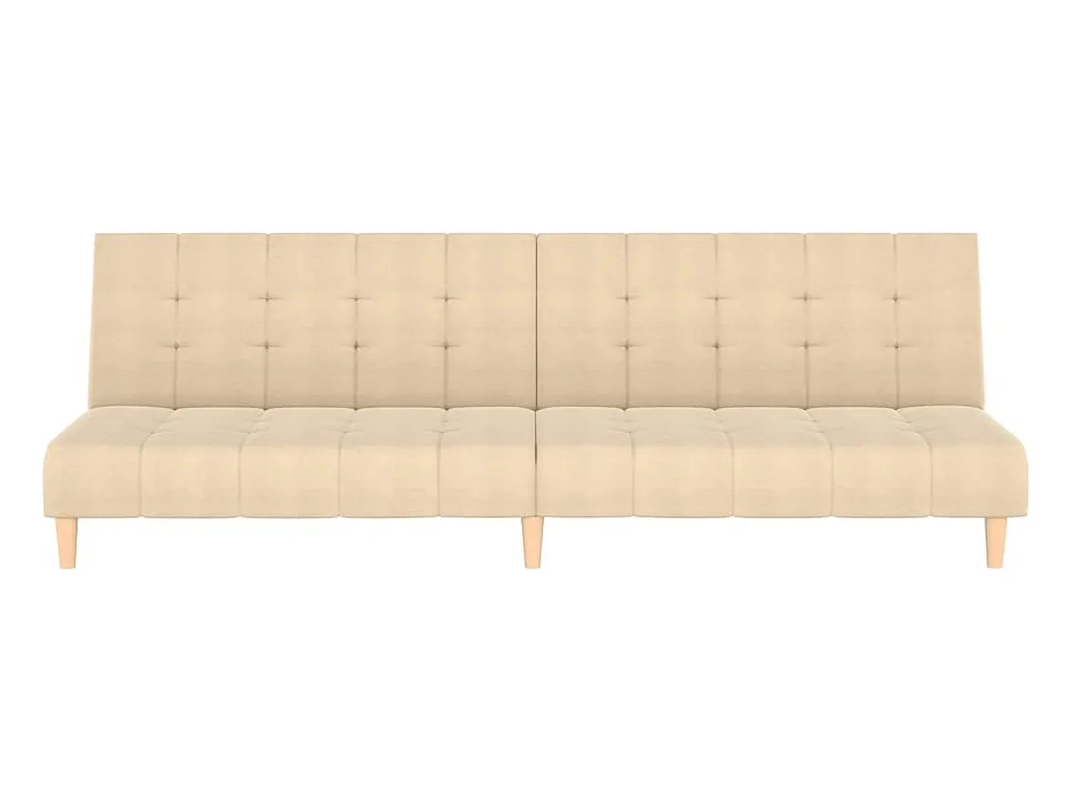Sofá-cama de 2 lugares tecido cor PT807331^ Sofá