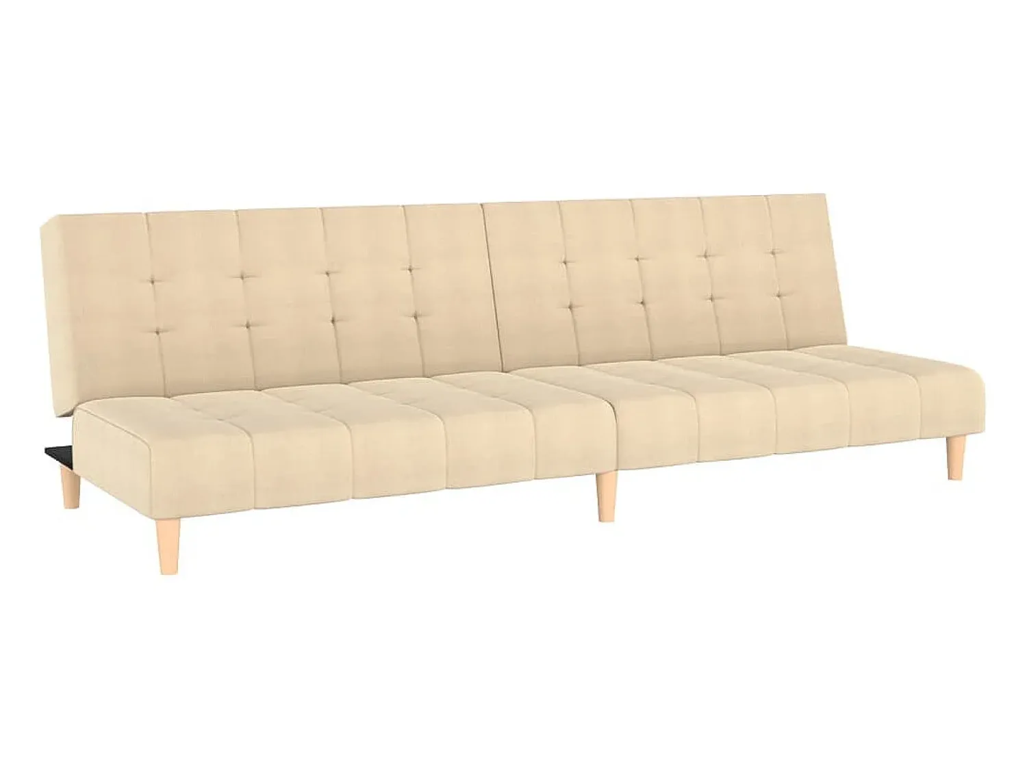 Sofá-cama de 2 lugares tecido cor PT807331^ Sofá