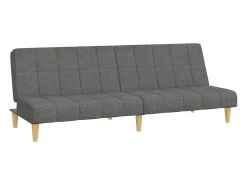 Sofá| Sofá-cama de 2 lugares tecido cinzento-claro PT627247 Cinzento claro