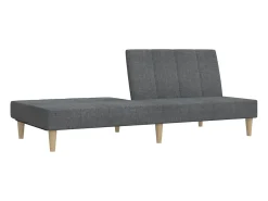 Sofá| Sofá-cama de 2 lugares tecido cinzento-claro PT294565 Cinzento claro