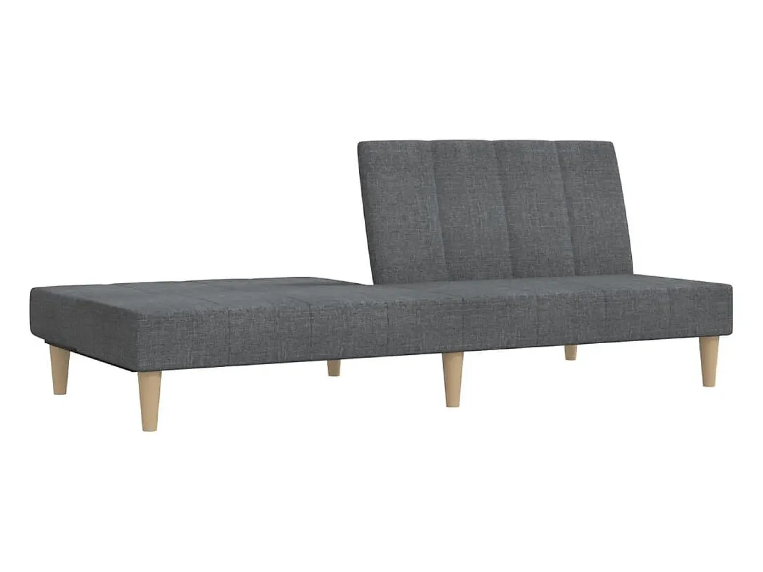 Sofá| Sofá-cama de 2 lugares tecido cinzento-claro PT294565 Cinzento claro