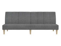 Sofá| Sofá-cama de 2 lugares tecido cinzento-claro PT294565 Cinzento claro