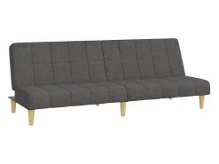 Sofá* Sofá-cama de 2 lugares tecido -escuro PT705341 Cinzento