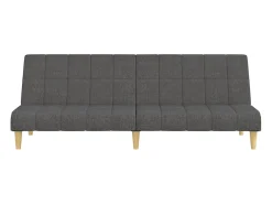 Sofá* Sofá-cama de 2 lugares tecido -escuro PT705341 Cinzento