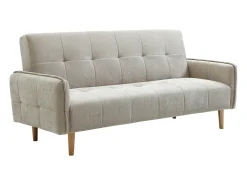 Vente-unique Sofá-cama de 3 lugares tipo clic-clac em tecido SONIATA^ Sofá