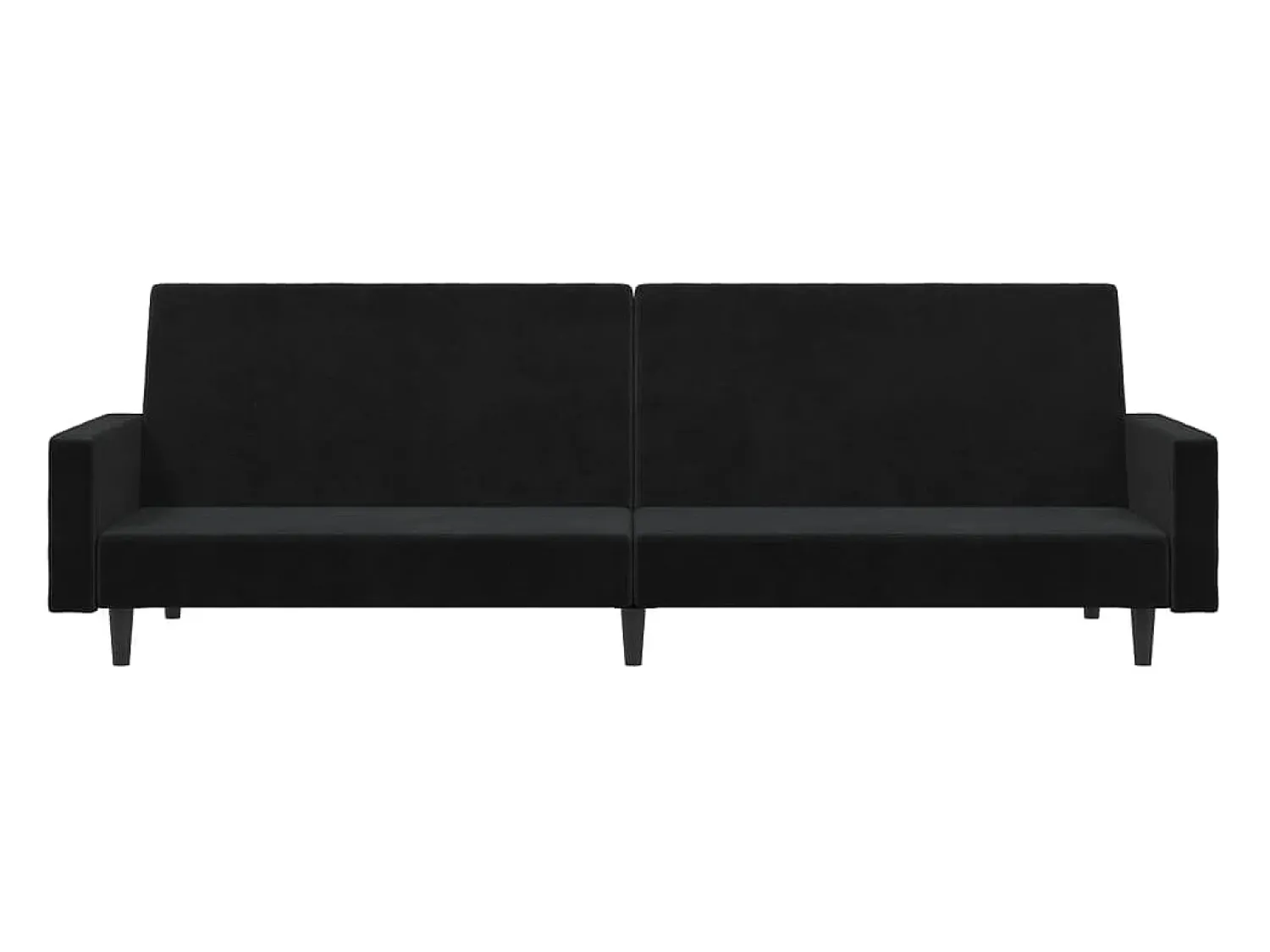 Discount Sofá-cama de 2 lugares veludo PT306006 Preto