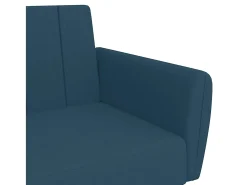 Sofá|vidaxl Sofá-cama de 2 lugares veludo Azul