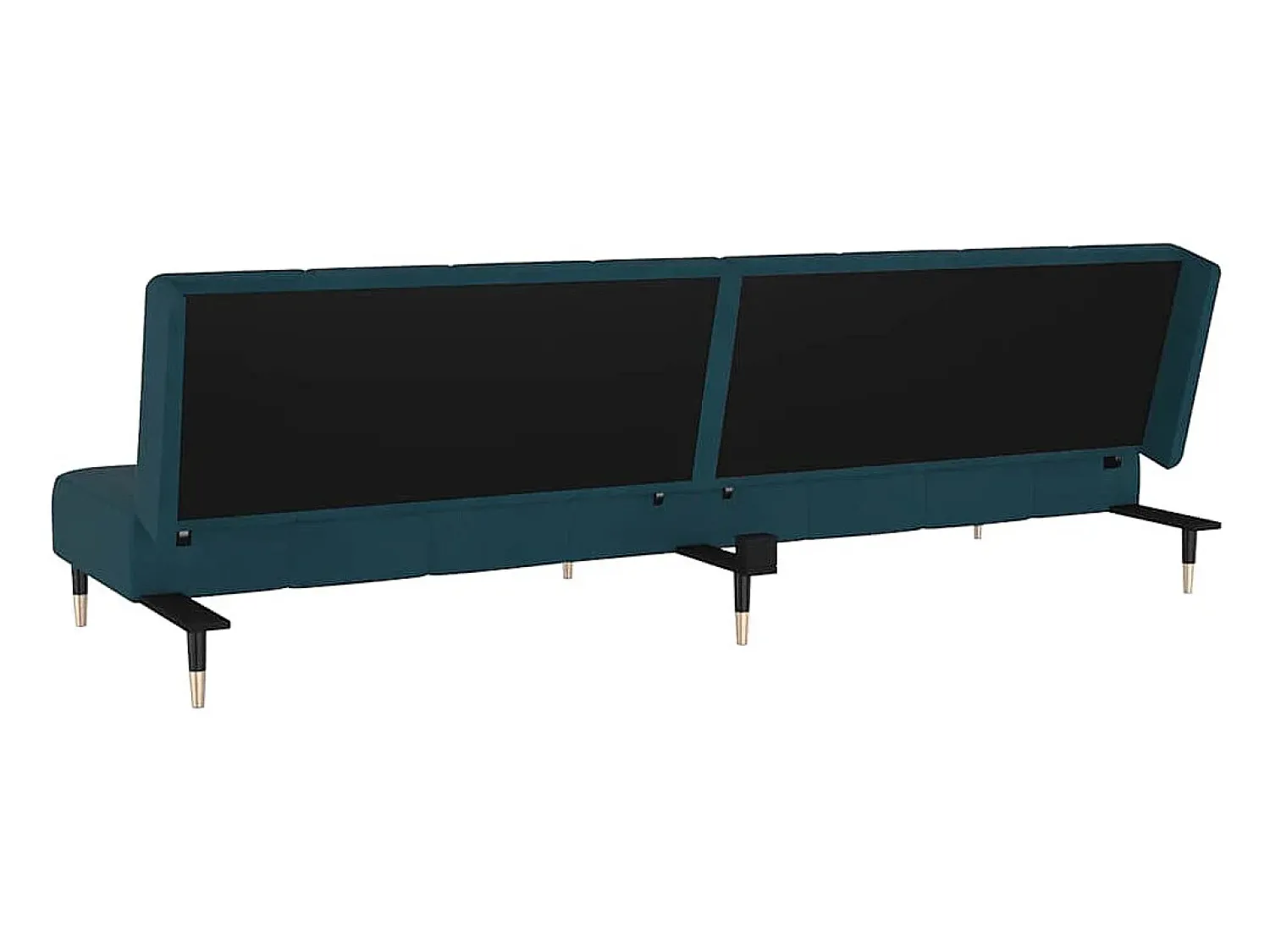 vidaxl Sofá-cama de 2 lugares veludo^ Sofá