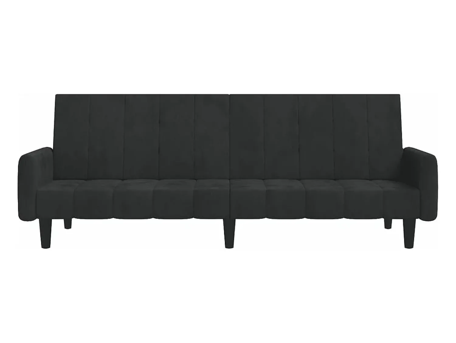 Discount Sofá-cama de 2 lugares veludo PT895171 Preto