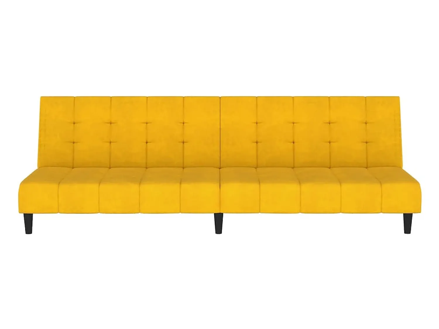 Sofá-cama de 2 lugares veludo PT621089^ Sofá