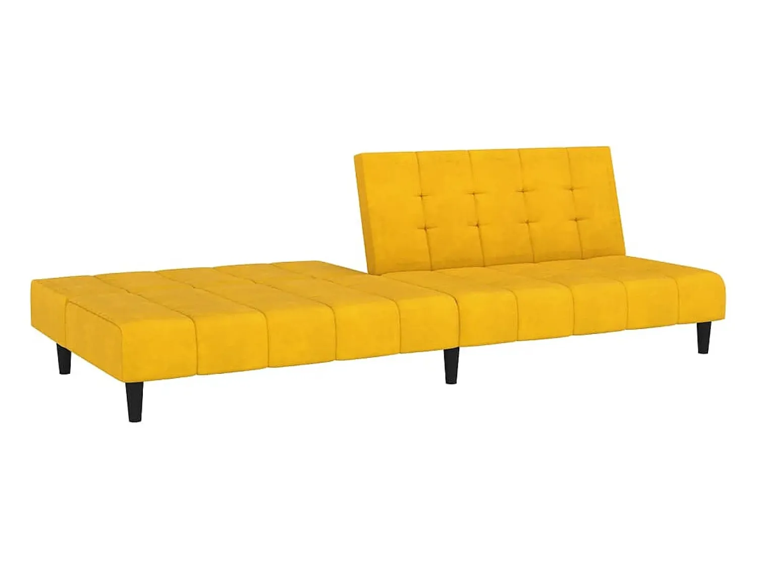 Sofá-cama de 2 lugares veludo PT621089^ Sofá