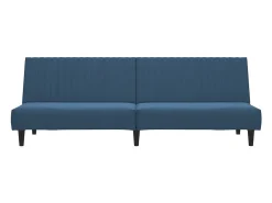 Sofá* Sofá-cama de 2 lugares veludo PT855479 Azul