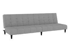 Online Sofá-cama de 2 lugares veludo cinzento-claro PT167947 Cinzento claro