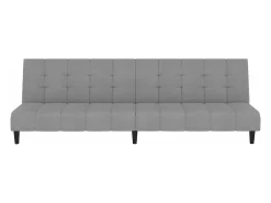 Online Sofá-cama de 2 lugares veludo cinzento-claro PT167947 Cinzento claro