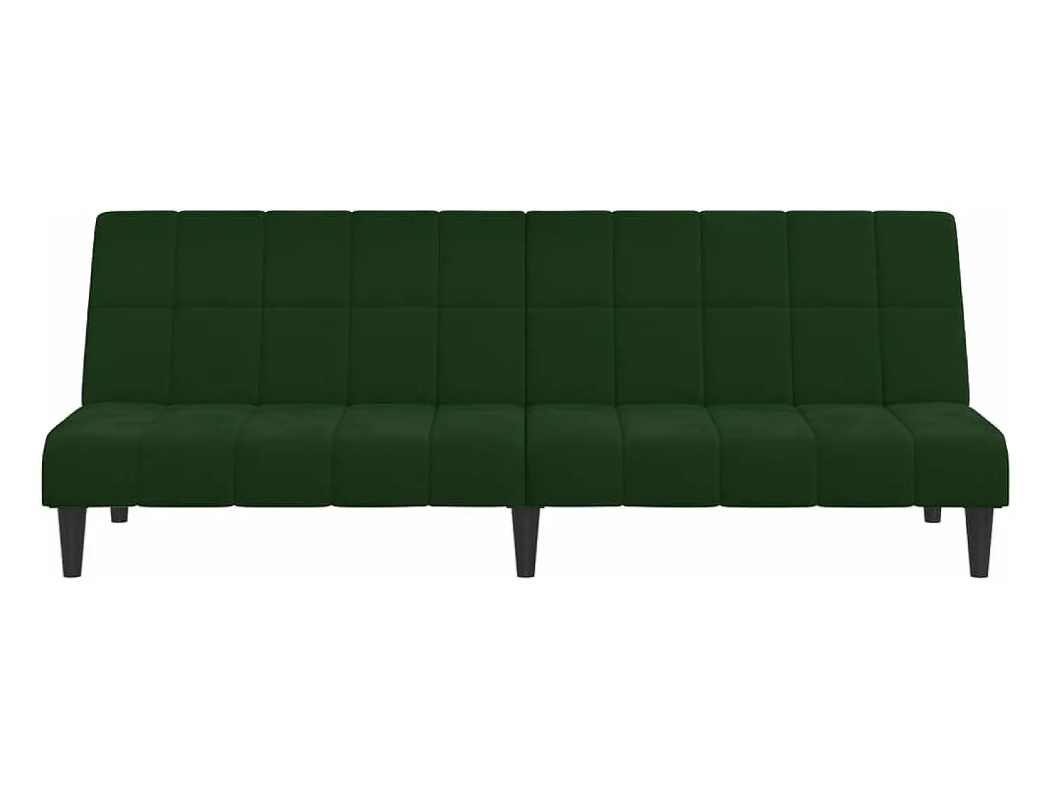 Sofá-cama de 2 lugares veludo -escuro PT169287 Verde