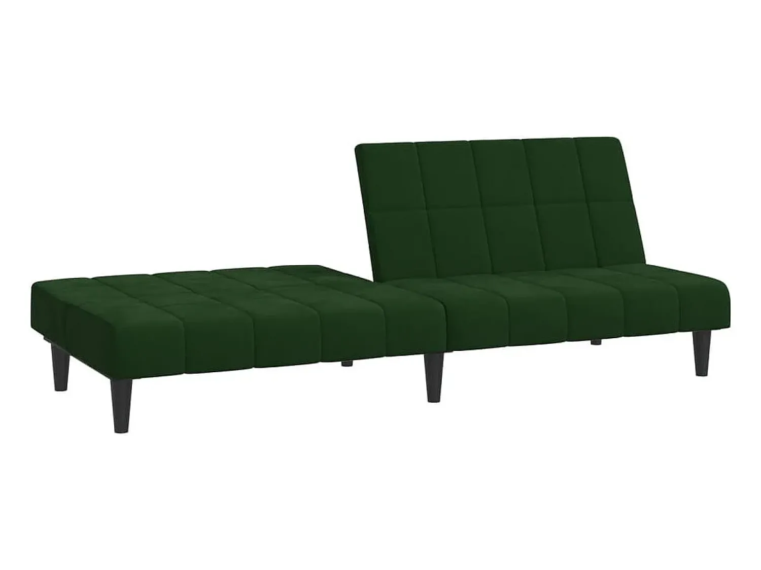Sofá-cama de 2 lugares veludo -escuro PT169287 Verde