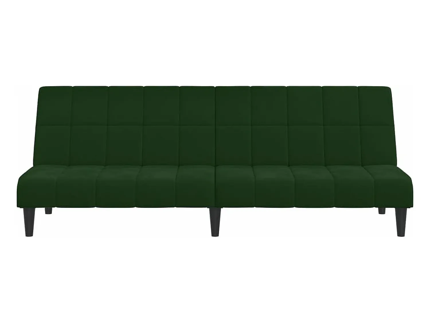 Sofá-cama de 2 lugares veludo -escuro PT169287 Verde