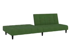 Sofá-cama de 2 lugares veludo -escuro PT975031^ Sofá