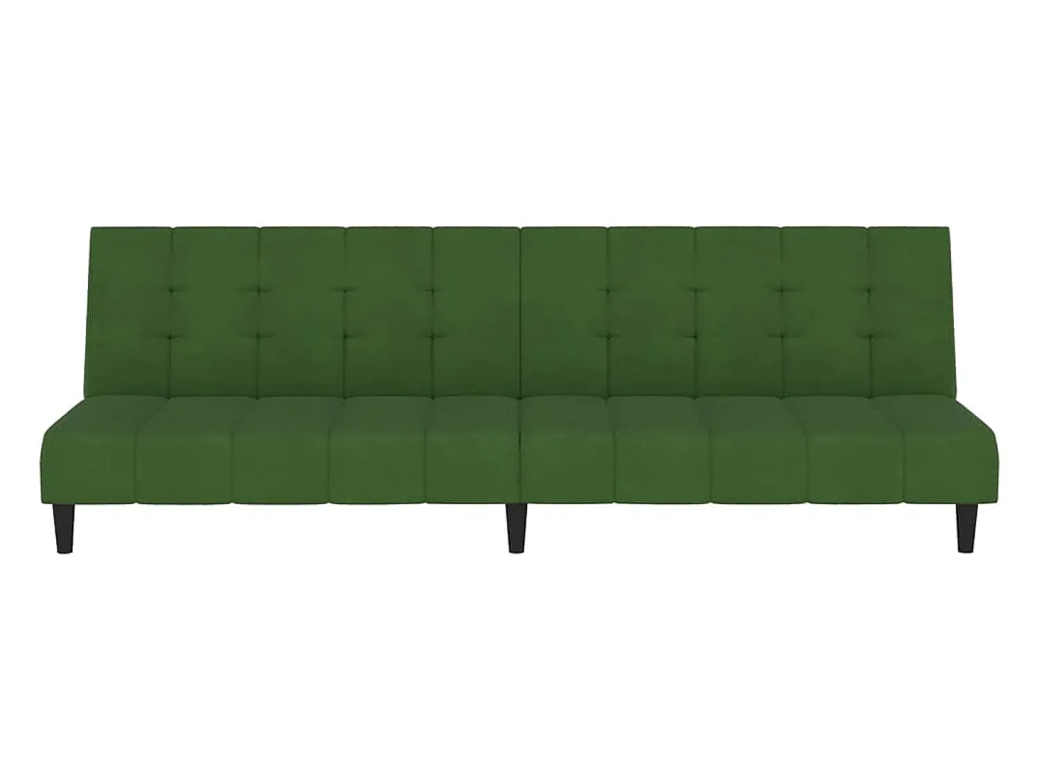Sofá-cama de 2 lugares veludo -escuro PT975031^ Sofá