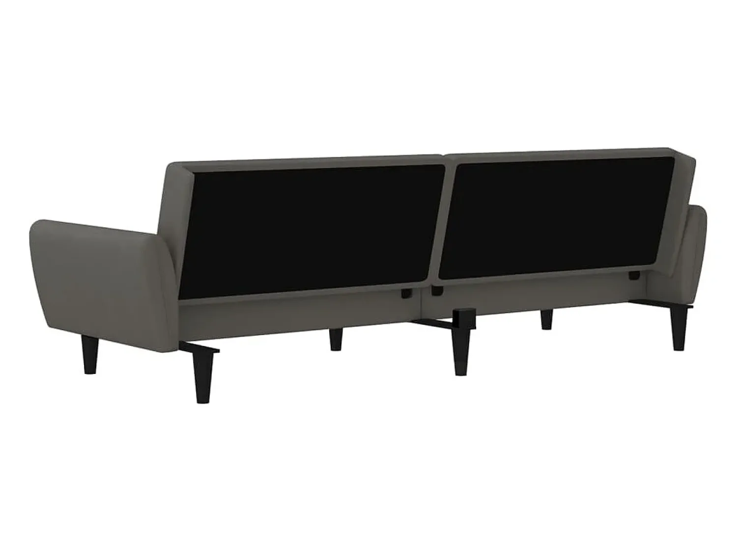 Hot vidaxl Sofá-cama de 2 lugares veludo -escuro Cinzento