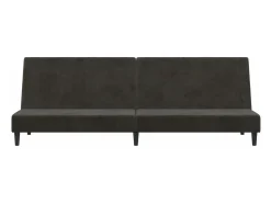 Sofá| Sofá-cama de 2 lugares veludo -escuro PT461915 Cinzento