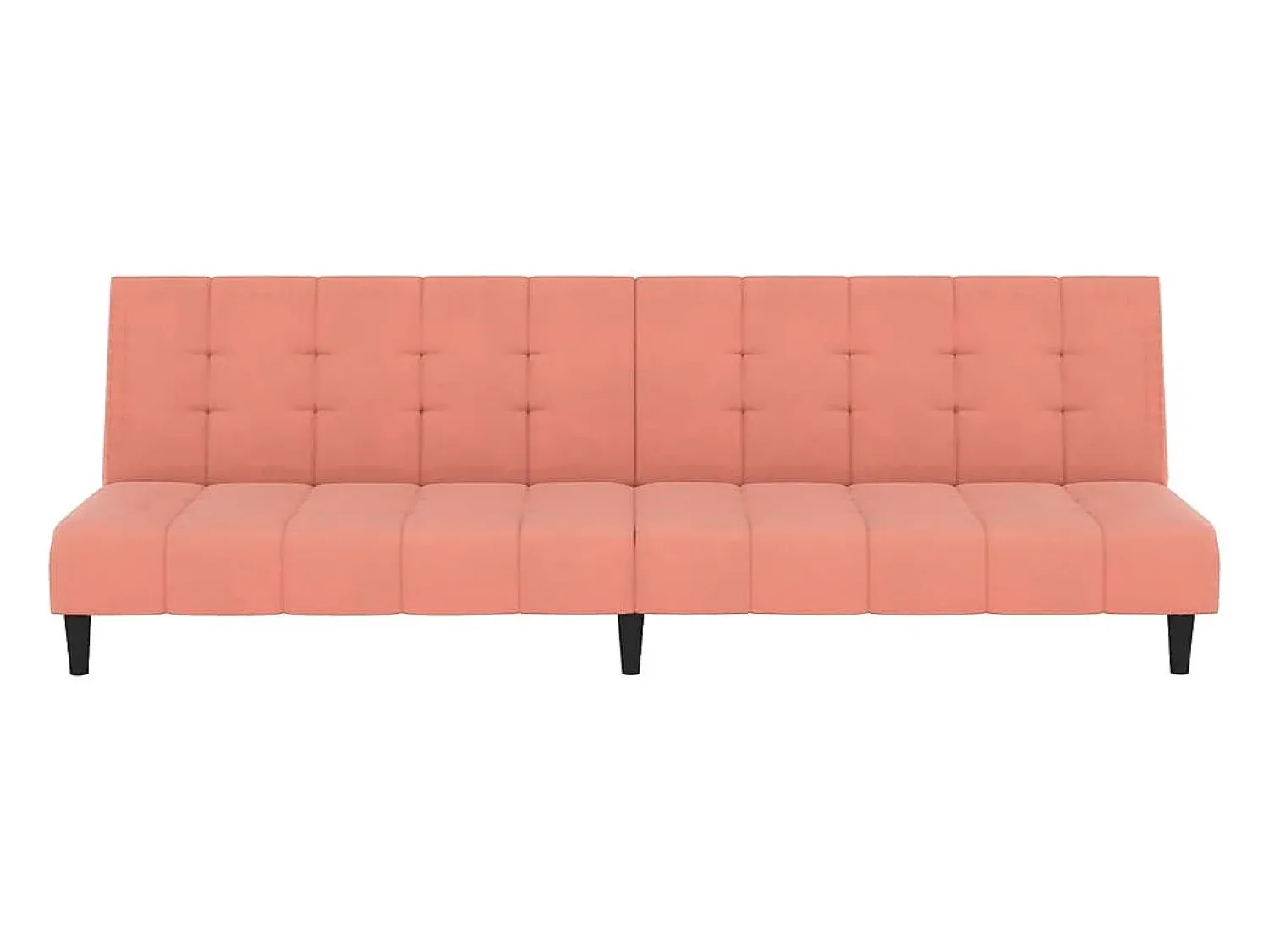 Sofá* Sofá-cama de 2 lugares veludo PT311737 Rosa