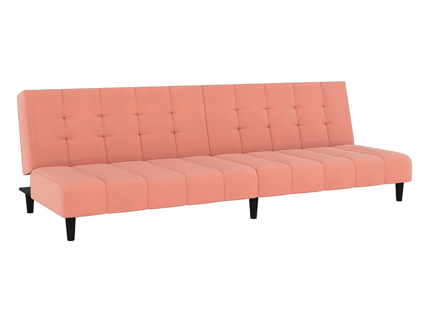 Sofá* Sofá-cama de 2 lugares veludo PT311737 Rosa
