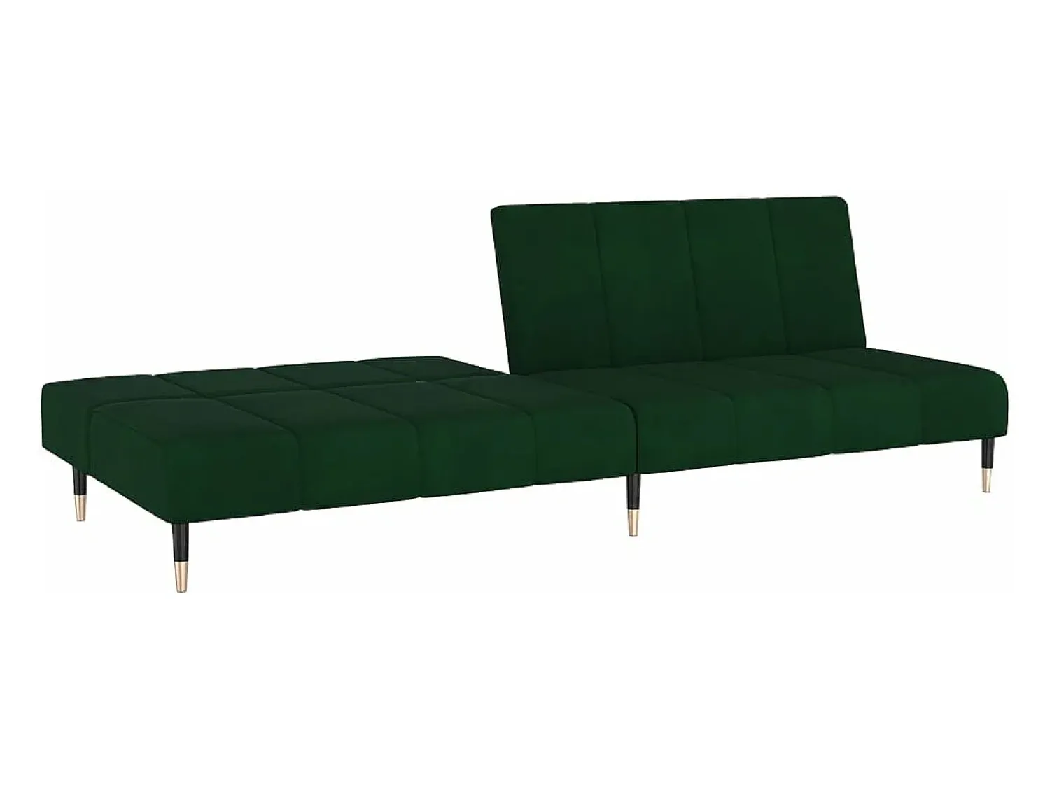 Sofá| Sofá-cama de 2 lugares veludo -escuro PT233518 Verde