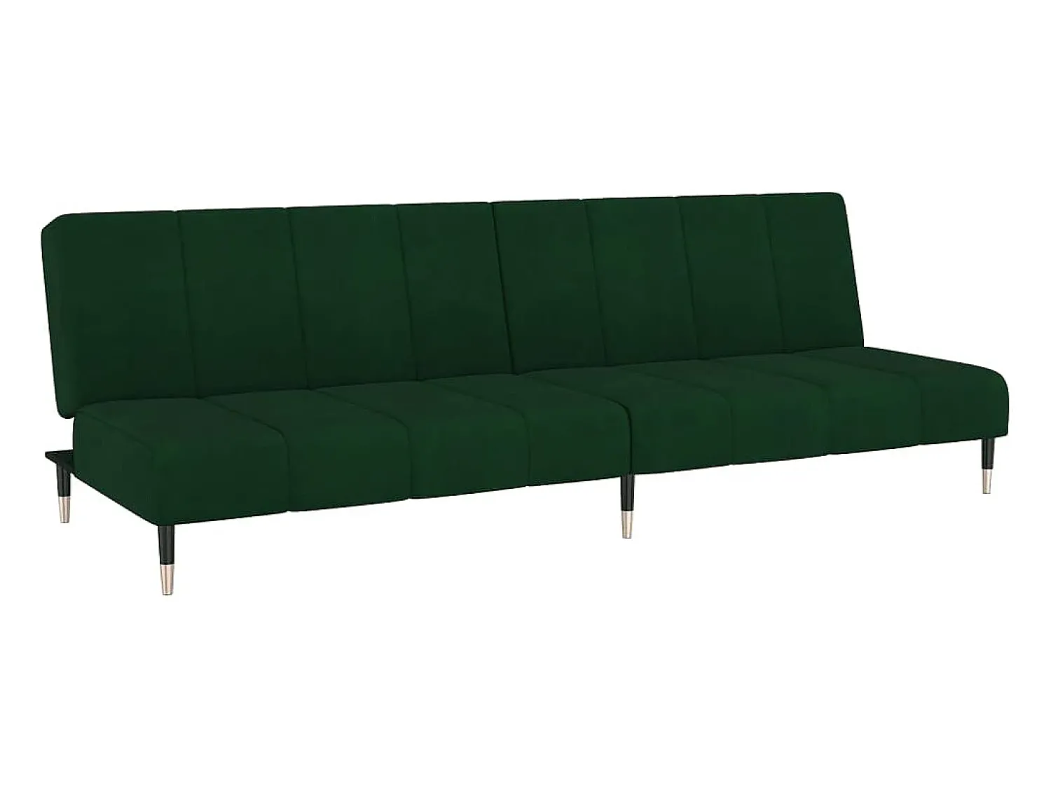 Sofá| Sofá-cama de 2 lugares veludo -escuro PT233518 Verde