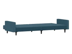 vidaxl Sofá-cama de 2 lugares veludo^ Sofá