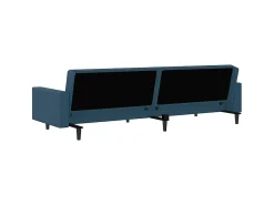 vidaxl Sofá-cama de 2 lugares veludo^ Sofá